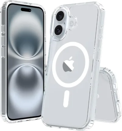 QsmQam Compatible for iPhone 16 Back Case Cover